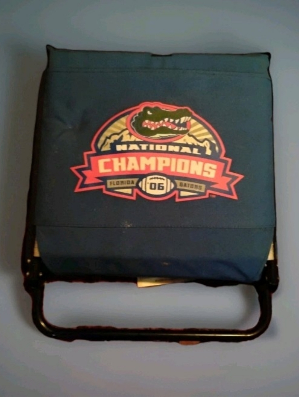 Navy Florida Gators National Champions Foldable Stadium Seat